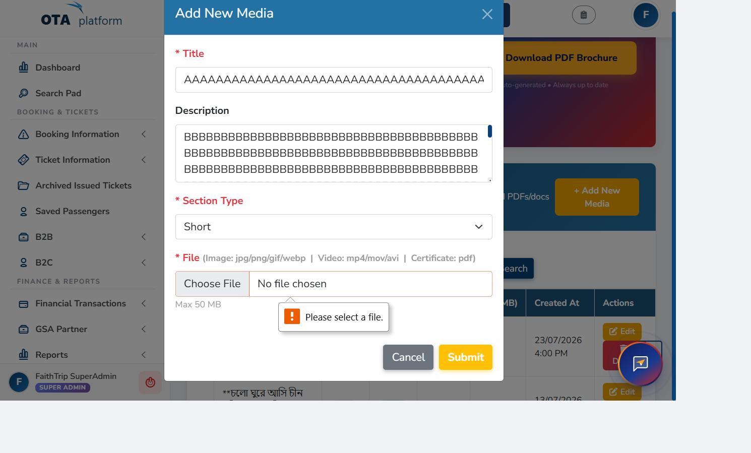 Normal Test Title QA-001