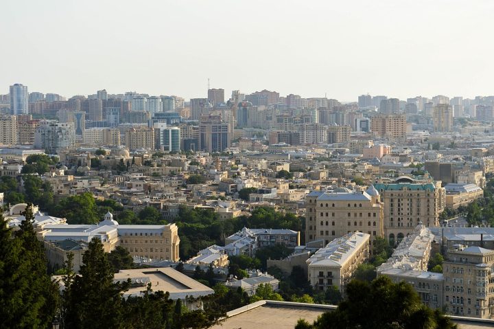 Baku skyline, Azerbaijan